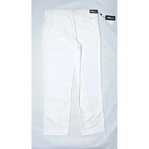 RLX Ralph Lauren Men's Tailored Fit Performance Twill Pants White Size 36 x 32 - Picture 4 of 8
